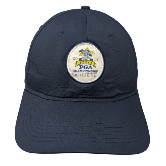 100th PGA Championship Bellerive Baseball Cap Blue OS Mid Fit Authentic Ahead - Picture 1 of 10
